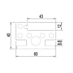 Коробка дверная AquaDoor телескопическая 60х40х2100 мм ПВХ белый универсальная (2,5 шт.) - фото 2