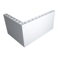 Изображение товара Наличник AquaDoor телескопический 70х100х2200 мм ПВХ белый прямой (1 шт.)