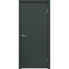 Дверь межкомнатная AquaDoor 700х2000 мм влагостойкая ПВХ графит глухая