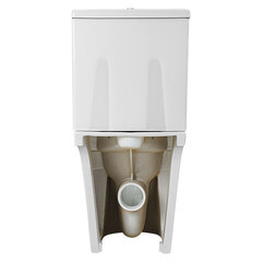 Унитаз-компакт Corsa Deco FX Rimless безободковый с универсальным выпуском с сиденьем дюропласт микролифт белый (TPFX640SR) - фото 15