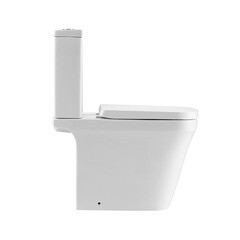 Унитаз-компакт Corsa Deco TX100 безободковый с универсальным выпуском с сиденьем дюропласт микролифт белый (TPTX620QR) - фото 15