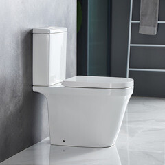 Унитаз-компакт Corsa Deco TX100 безободковый с универсальным выпуском с сиденьем дюропласт микролифт белый (TPTX620QR) - фото 11