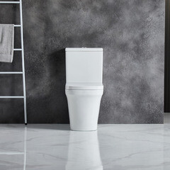 Унитаз-компакт Corsa Deco TX100 безободковый с универсальным выпуском с сиденьем дюропласт микролифт белый (TPTX620QR) - фото 10