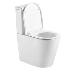 Унитаз-компакт Corsa Deco NX Tornado безободковый с универсальным выпуском с сиденьем дюропласт микролифт белый (TPNX600ST) - фото 18