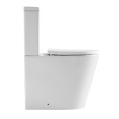Унитаз-компакт Corsa Deco NX Tornado безободковый с универсальным выпуском с сиденьем дюропласт микролифт белый (TPNX600ST) - фото 15
