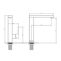 Смеситель для кухни Abber Daheim белый с высоким изливом однорычажный (AF8214W) - фото 3