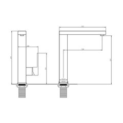 Смеситель для кухни Abber Daheim золото с высоким изливом однорычажный (AF8214G) - фото 2