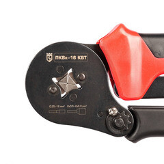 Пресс-клещи КВТ ПКВк-16 для обжима втулочных наконечников 6-16 кв.мм (54549) - фото 6