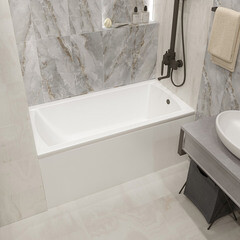 Панель фронтальная для ванны акриловой Ollie/Monck 150х56,5 см белая (02ол15) - фото 3