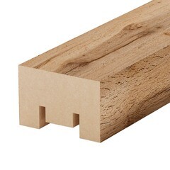 Декоративная рейка МДФ 30х20х2700 мм пекан Stella - фото 1