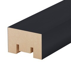 Изображение товара Декоративная рейка МДФ 30х20х2700 мм black edition Stella