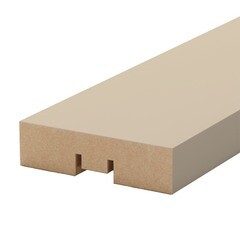 Декоративная рейка МДФ 60х16х2700 мм palomino Stella - фото 1