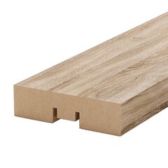 Декоративная рейка МДФ 60х16х2700 мм дуб винтаж Stella - фото 1