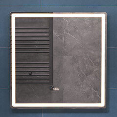 Зеркало с подсветкой квадратное 70х70 см бесконтактный сенсор Vigo Geometry Luxe (209) - фото 4