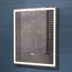 Зеркало с подсветкой прямоугольное 60х70 см бесконтактный сенсор Vigo Geometry Luxe (208) - фото 4