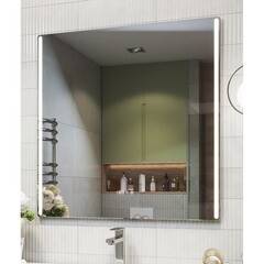 Зеркало с подсветкой квадратное 100х100 см бесконтактный сенсор Vigo Touch Luxe (290) - фото 3