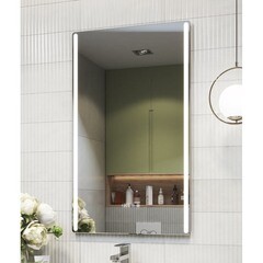 Зеркало с подсветкой прямоугольное 60х100 см бесконтактный сенсор Vigo Touch Luxe (288) - фото 3