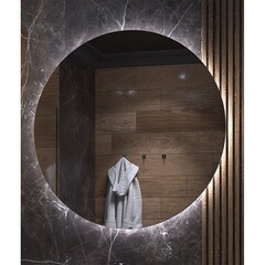 Зеркало с подсветкой круглое 60 см бесконтактный сенсор Vigo Fly Classic (095) - фото 2