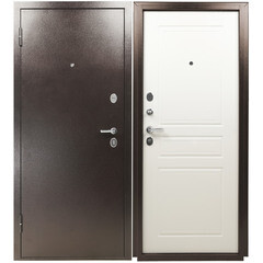 Дверь входная Промет Марс/Титан рационалист левая медный антик - ясень белый 960х2050 мм - фото 1
