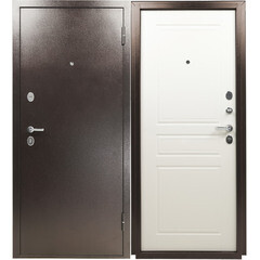 Дверь входная Промет Марс/Титан рационалист правая медный антик - ясень белый 960х2050 мм - фото 1