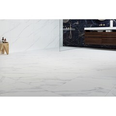 Керамогранит Staro Silk Statuario Calipso белый матовый 600x600x9 мм (4 шт.=1,44 кв.м) - фото 11