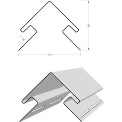 Угол наружный Docke Lux 3000 мм миндаль - фото 3