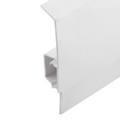 Плинтус ПВХ напольный Salag NG 80 мм белый 2500 мм - фото 2