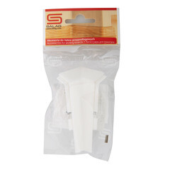 Угол внутренний Salag NG 80 мм белый (1 шт.) - фото 3