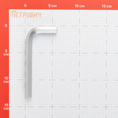 Ключ шестигранный имбусовый Зубр Мастер 12 мм 90 градусов с хромированным покрытием - фото 2