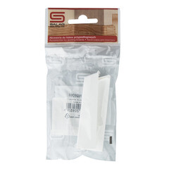 Заглушка торцевая Salag NG 80 мм белый левая-правая (2 шт.) - фото 2