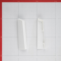 Заглушка торцевая Salag NG 80 мм белый левая-правая (2 шт.) - фото 3