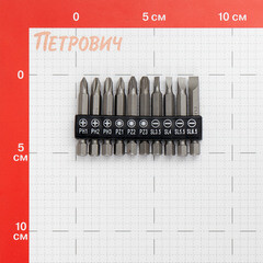 Набор бит Vira (303253) PH/ PZ/ SL 50 мм (10 шт.) - фото 2