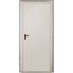 Дверь техническая Промет ДТ-1 глухая левая серый RAL 7035 850х2050 мм - фото 5