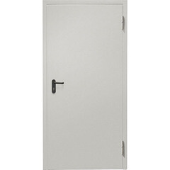 Дверь техническая Промет ДТ-1 глухая правая серый RAL 7035 850х2050 мм - фото 6