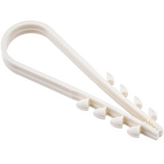 Изображение товара Дюбель-хомут для плоского кабеля Duwi ДХК 11-18 мм белый (10 шт.) (30344 2)