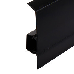 Плинтус ПВХ напольный Salag NG 80 мм черный 2500 мм - фото 2