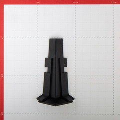 Угол внутренний Salag NG 80 мм черный (1 шт.) - фото 2