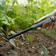 Тяпка садовая Plantic Light Ergo 181 мм нескользящая ручка (26272-01) - фото 2