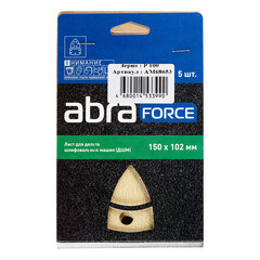 Лист шлифовальный Abraforce 150х102 мм P100 на липучку бумажная основа (5 шт.) - фото 3
