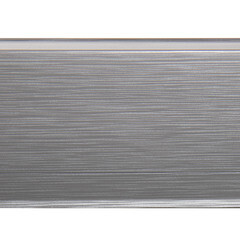 Плинтус ПВХ напольный Salag NG62 62 мм алюминий 2200 мм с кабель-каналом - фото 3