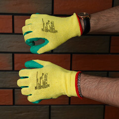 Перчатки х/б с латексным обливом XL - фото 13