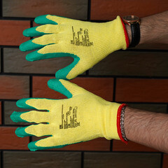 Перчатки х/б с латексным обливом XL - фото 12