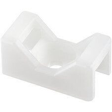 Площадка для крепления стяжек Duwi 29x15 мм нейлоновая белая (10 шт.) (30202 5)