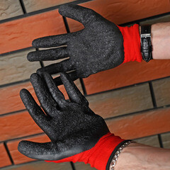 Перчатки нейлоновые с нитриловым обливом 10 (XL) (2136574/34/1421/4152) - фото 10