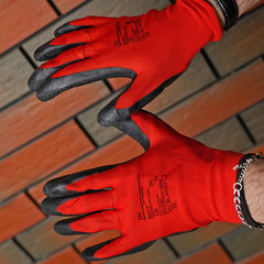 Перчатки нейлоновые с нитриловым обливом 10 (XL) (2136574/34/1421/4152) - фото 9