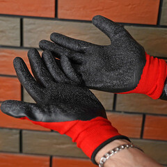 Перчатки нейлоновые с нитриловым обливом 10 (XL) (2136574/34/1421/4152) - фото 6