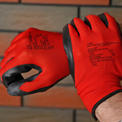 Перчатки нейлоновые с нитриловым обливом 10 (XL) (2136574/34/1421/4152) - фото 2