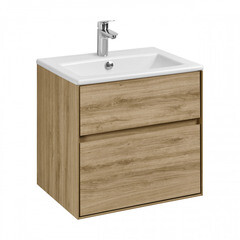 Тумба под раковину Aquaton Либерти 60 см подвесная дуб эльвезия (1A279401LYC70) - фото 5