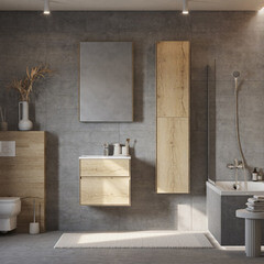 Тумба под раковину Aquaton Либерти 60 см подвесная дуб эльвезия (1A279401LYC70) - фото 3