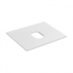 Столешница под раковину 60х46,5х1,6 см белая Aquaton Либерти (1A280903LY010) - фото 1